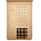 Ray Hayden's c. 1903 Pattern and Decoration Notebook with Lovely Hand-drawn Studies