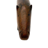 Strange Creature! Curiously Beautiful Presumed Mid-Century Hand-Carved Modernist Animal