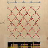 Ray Hayden's c. 1903 Pattern and Decoration Notebook with Lovely Hand-drawn Studies