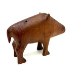 Strange Creature! Curiously Beautiful Presumed Mid-Century Hand-Carved Modernist Animal
