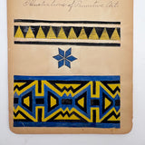 Ray Hayden's c. 1903 Pattern and Decoration Notebook with Lovely Hand-drawn Studies