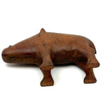 Strange Creature! Curiously Beautiful Presumed Mid-Century Hand-Carved Modernist Animal