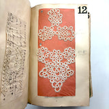 SOLD Elizabeth Spurgin's Best and Most Singular Old Lace and Crochet Samples Book I've Ever Seen!