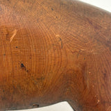 Strange Creature! Curiously Beautiful Presumed Mid-Century Hand-Carved Modernist Animal