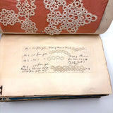 SOLD Elizabeth Spurgin's Best and Most Singular Old Lace and Crochet Samples Book I've Ever Seen!