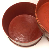 Beautiful Antique Burmese Lacquer Betel Box with Interior Tray