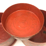 Beautiful Antique Burmese Lacquer Betel Box with Interior Tray