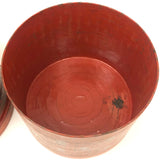 Beautiful Antique Burmese Lacquer Betel Box with Interior Tray