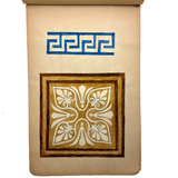 Ray Hayden's c. 1903 Pattern and Decoration Notebook with Lovely Hand-drawn Studies