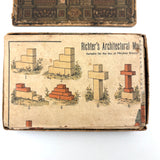 Small Early Richter Stone Anchor Blocks Set with Original (Well Worn) Inserts