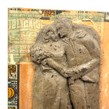 Romeo Y Julieta, Betty Heredia Snyder Rees Sculpted Clay Lovers On Cigar Box