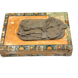 Romeo Y Julieta, Betty Heredia Snyder Rees Sculpted Clay Lovers On Cigar Box