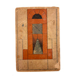 Small Early Richter Stone Anchor Blocks Set with Original (Well Worn) Inserts