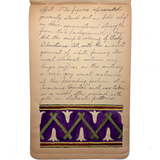 Ray Hayden's c. 1903 Pattern and Decoration Notebook with Lovely Hand-drawn Studies