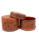 Beautiful Antique Burmese Lacquer Betel Box with Interior Tray