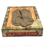 Romeo Y Julieta, Betty Heredia Snyder Rees Sculpted Clay Lovers On Cigar Box
