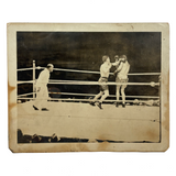 Perfectly Aged, Ultra Atmospheric c. 1920s-30s Original Boxing Match Photo