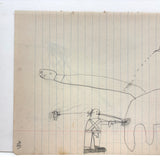 Excellent Double-sided Kid Drawing #1 (Dinosaur?)