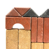 Small Early Richter Stone Anchor Blocks Set with Original (Well Worn) Inserts