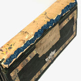 Louis Kirk's 1860 Leather and Hand-marbled Bill Holder with Month + Alphabet + Sundries Tabs