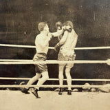 Perfectly Aged, Ultra Atmospheric c. 1920s-30s Original Boxing Match Photo