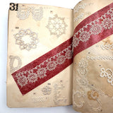 SOLD Elizabeth Spurgin's Best and Most Singular Old Lace and Crochet Samples Book I've Ever Seen!