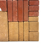 Small Early Richter Stone Anchor Blocks Set with Original (Well Worn) Inserts