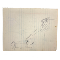 Excellent Double-sided Kid Drawing #1 (Dinosaur?)