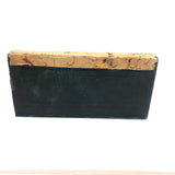 Louis Kirk's 1860 Leather and Hand-marbled Bill Holder with Month + Alphabet + Sundries Tabs