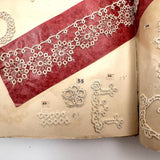 SOLD Elizabeth Spurgin's Best and Most Singular Old Lace and Crochet Samples Book I've Ever Seen!