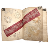 SOLD Elizabeth Spurgin's Best and Most Singular Old Lace and Crochet Samples Book I've Ever Seen!