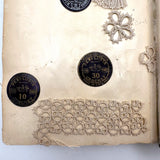 SOLD Elizabeth Spurgin's Best and Most Singular Old Lace and Crochet Samples Book I've Ever Seen!