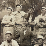 The A's! Beautiful Early 1900s Baseball Team Portrait RPPC