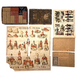 Small Early Richter Stone Anchor Blocks Set with Original (Well Worn) Inserts