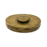 Cool Vintage Brass Tobacco/Tinder Box with Magnifying Lens (for Fire Starting)