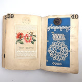 SOLD Elizabeth Spurgin's Best and Most Singular Old Lace and Crochet Samples Book I've Ever Seen!