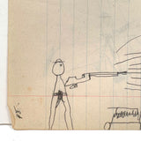 Excellent Double-sided Kid's Drawing #3 (Arrows, Animals, Boom)