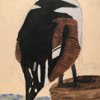 Very Very Last of the Old Birdlover's Watercolors: Hooded Merganser