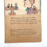 Living in Fear and Dread...Strange and Timely Naive Measles Drawing with Poem