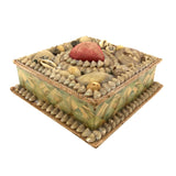 True Victorian Seashell Decorated Box with Heart (and Bright Pink Lining)