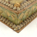 True Victorian Seashell Decorated Box with Heart (and Bright Pink Lining)