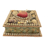 True Victorian Seashell Decorated Box with Heart (and Bright Pink Lining)