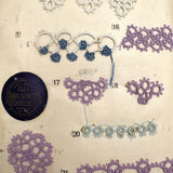 SOLD Elizabeth Spurgin's Best and Most Singular Old Lace and Crochet Samples Book I've Ever Seen!