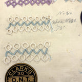 SOLD Elizabeth Spurgin's Best and Most Singular Old Lace and Crochet Samples Book I've Ever Seen!