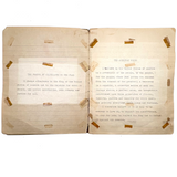 American Citizen 1952, Poignant Study Notebook Created in Prep for Citizenship Exam and Passed Along