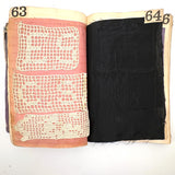 SOLD Elizabeth Spurgin's Best and Most Singular Old Lace and Crochet Samples Book I've Ever Seen!