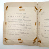 American Citizen 1952, Poignant Study Notebook Created in Prep for Citizenship Exam and Passed Along