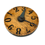 SOLD Unusual Early 19th C. Wooden Game Counter with Tin Pointers and Hand-painted Numbers