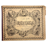 Belle York, Age 10-11, 1885-86 Sketchbook with Far-ranging Graphite Drawings, Elmira, NY