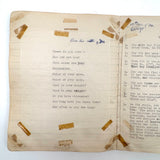 American Citizen 1952, Poignant Study Notebook Created in Prep for Citizenship Exam and Passed Along